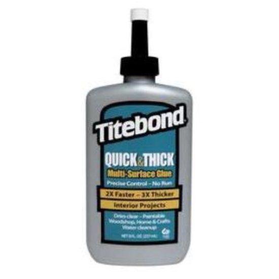 Titebond 8 Oz. Quick & Thick Multi-Surface Wood Glue