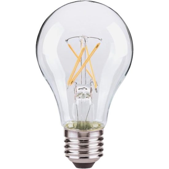 Satco 60W Equivalent Warm White A19 Medium Dimmable LED Light Bulb
