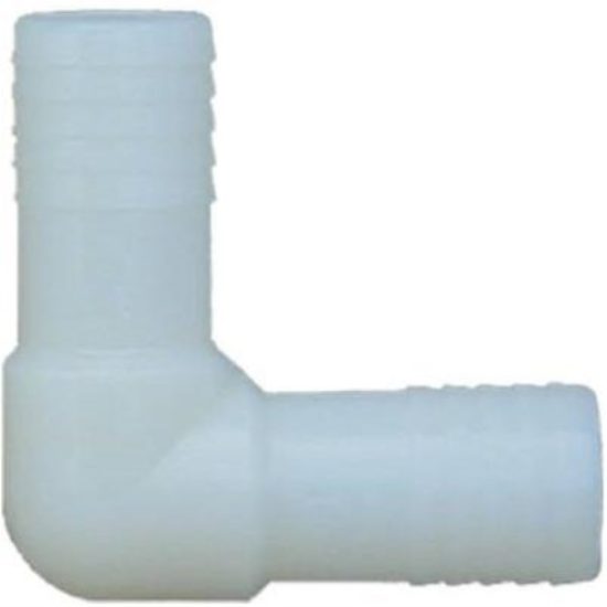 Boshart 3/4 In. Barb 90 Deg. Nylon Elbow (1/4 Bend)