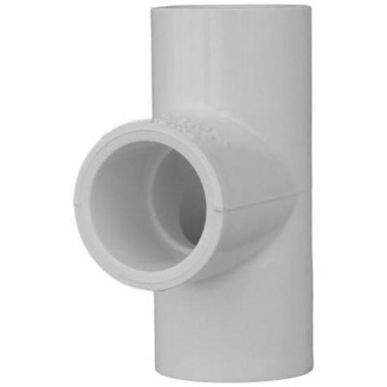 Charlotte Pipe 1-1/4 In. A x 1-1/4 In. B x 3/4 In. C Schedule 40 Pressure Reducing PVC Tee