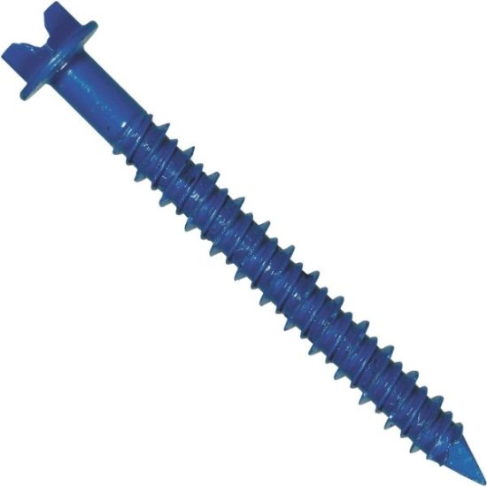 Hillman 3/16 In. x 1-3/4 In. Slotted Hex Washer Tapper Concrete Screw (25 Ct.)