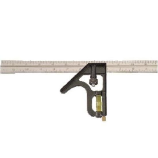 Johnson Level 12 In. English Professional Combination Square