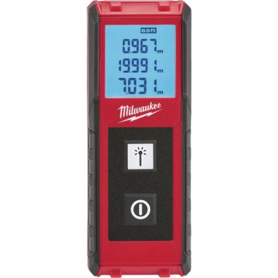Milwaukee 65 Ft. Backlit Screen Laser Distance Meter