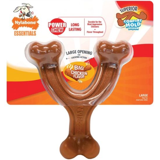 Nylabone Essentials Power Chew Wishbone Large Dog Toy