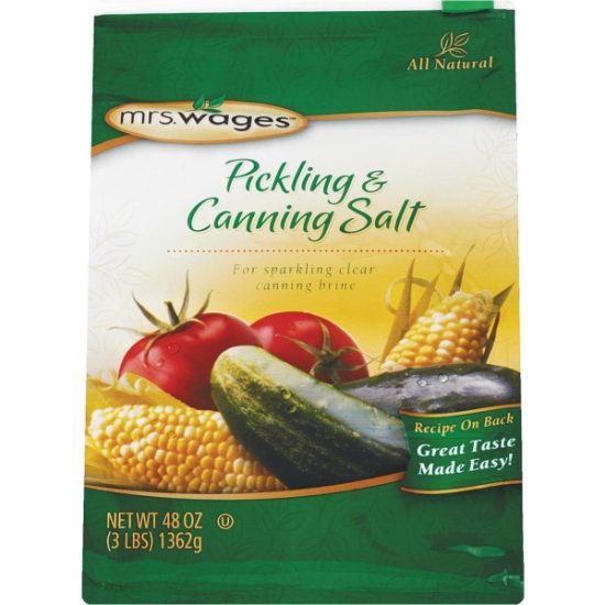 Mrs. Wages 48 oz. Canning & Pickling Salt