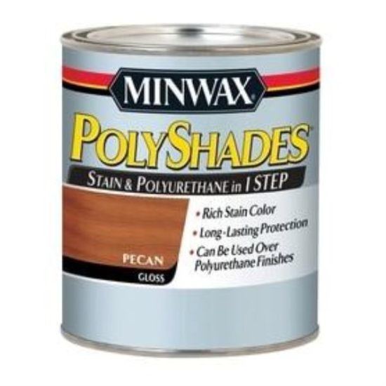 Minwax Polyshades 1/2 Pt. Gloss Stain & Finish Polyurethane In 1-Step, Pecan