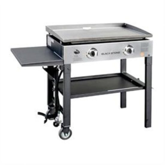 Blackstone 2-Burner Black 37,000 BTU 448 Sq. In. Outdoor LP Gas Griddle