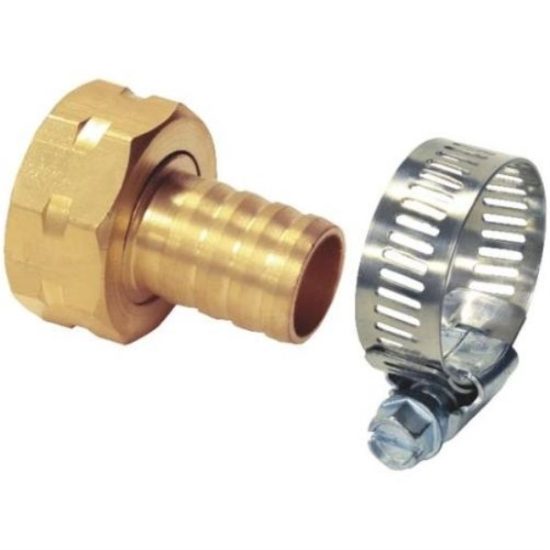Best Garden 5/8 In. Female Brass Hose End Repair Hose Coupling