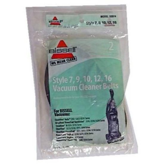 Bissell Type 9 PowerGlide and PowerGroom Helix Vacuum Cleaner Belt (2-Pack)