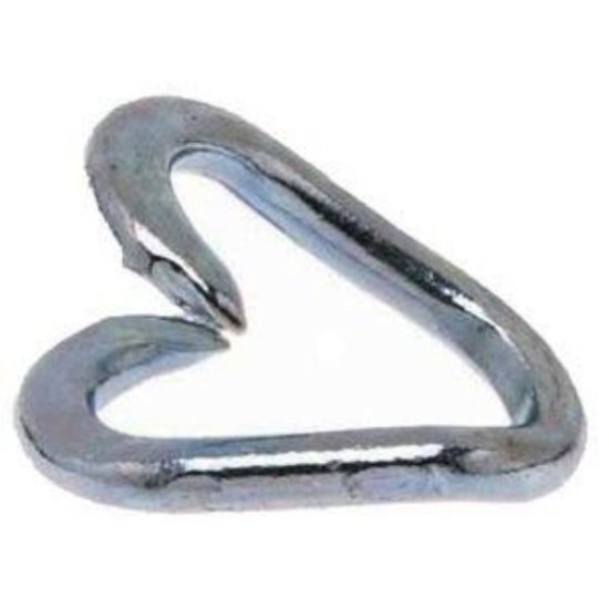 Campbell 3/8 In. x 1-5/8 In. Zinc-Plated Low-Carbon Steel Repair Lap Links