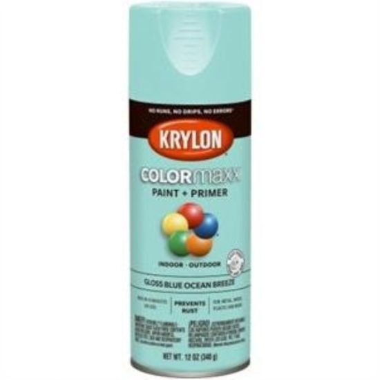 Krylon ColorMaxx 12 Oz. Gloss Spray Paint, Blue Ocean Breeze