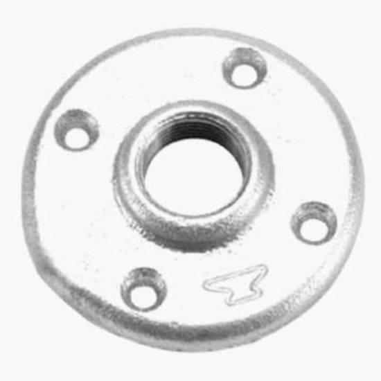 Anvil 1/2 In. Malleable Iron Galvanized Floor Flange
