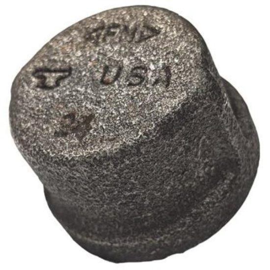 Anvil 3/4 In. Malleable Black Iron Cap
