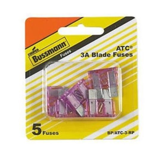 Bussmann 3-Amp 32-Volt ATC Blade Automotive Fuse (4-Pack)