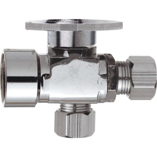 Do it 1/2 In. FIP x 3/8 In. OD x 3/8 In. OD Quarter Turn Angle Valve