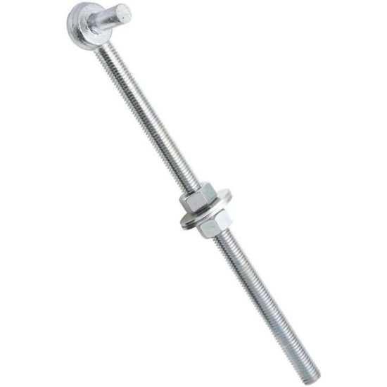 National 5/8 In. x 12 In. Zinc Bolt Hook