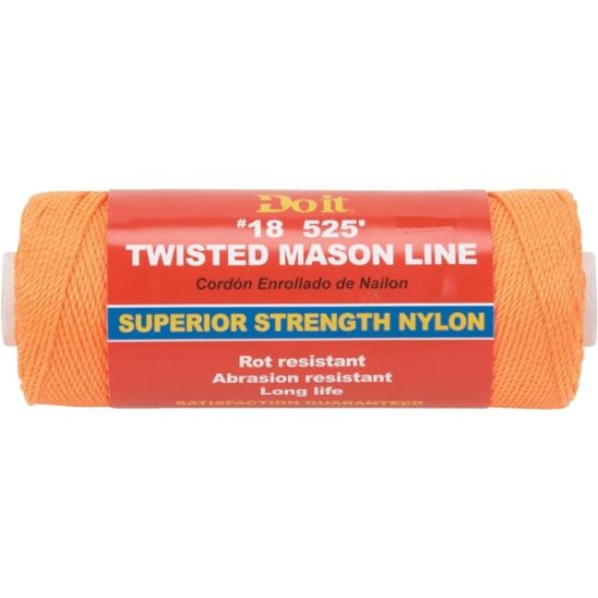 Do it Best 525 Ft. Fluorescent Orange Twisted Nylon Mason Line