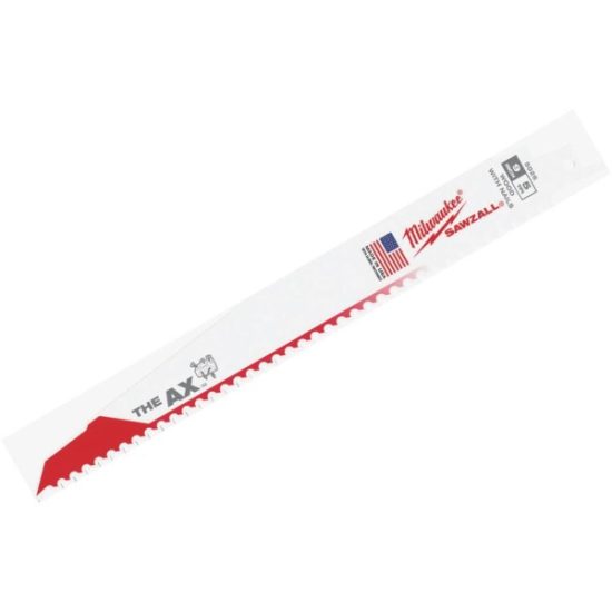 Milwaukee SAWZALL The AX 9 In. 5 TPI Wood w/Nails Demolition Reciprocating Saw Blade