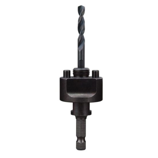 Milwaukee 3/8 In. Hex Quick Change Hole Saw Mandrel Fits Hole Saws 1-1/4 In. and Larger