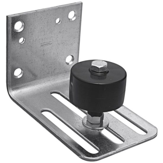 National DP318 Galvanized Up to 3-3/4 In. Steel Barn Door Stay Roller