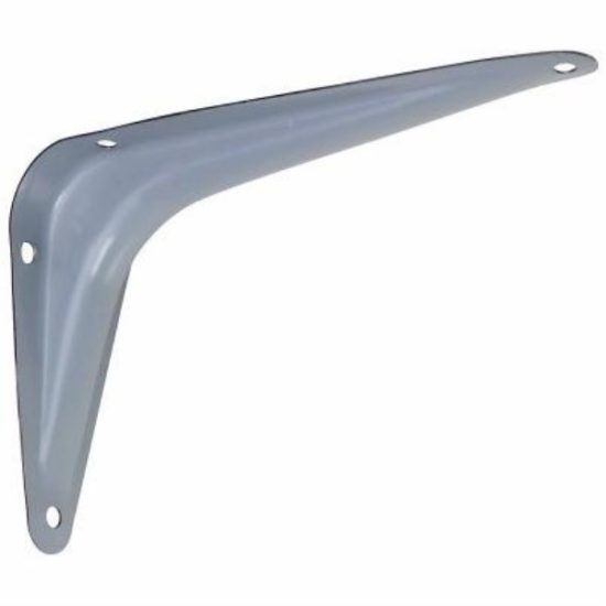 National 211 5 In. D. x 6 In. H. Gray Steel Shelf Bracket