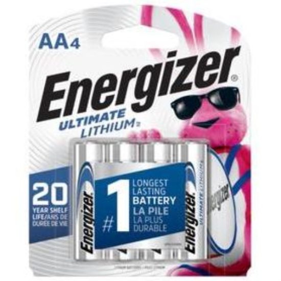 Energizer Ultimate AA Lithium Battery (4-Pack)