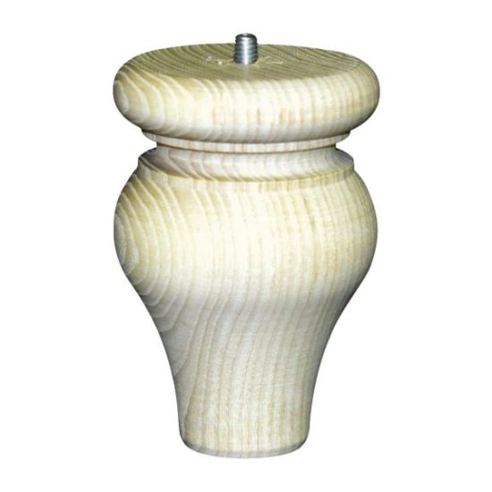 Waddell 4-3/4 In. x 3-1/4 In. Tulip Ash Bun Foot