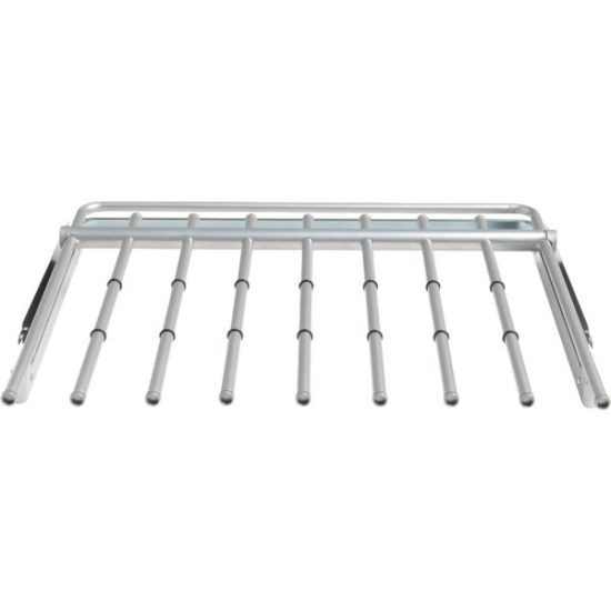 Rubbermaid Configurations Titanium Sliding Pants Rack