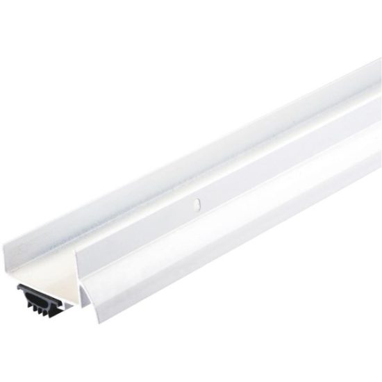 M-D Ultra 2 In. W. x 1.5 In. H. x 36 In. L. White Vinyl U-Shaped Door Bottom with Drip Cap for 1-3/4 In. Door