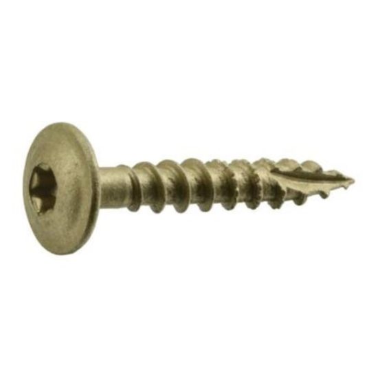 1/4 x 1-1/2  Star Drive Tan Lag Saberdrive Screws Bucket (100 pcs.)