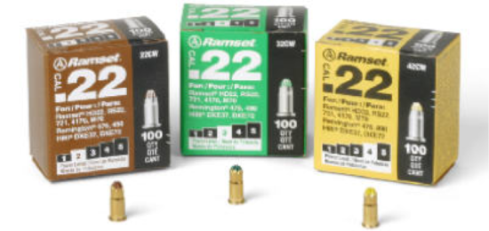 Ramset .22 Caliber Level 3 Green Powder Load (100-Pack)
