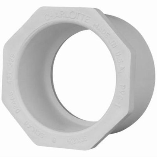 Charlotte Pipe 1-1/4 In. SPG x 1/2 In. Slip Schedule 40 PVC Bushing