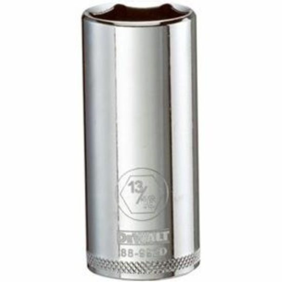 SAE Socket, Deep, 6-Point, 13/16-In., 3/8-In. Drive