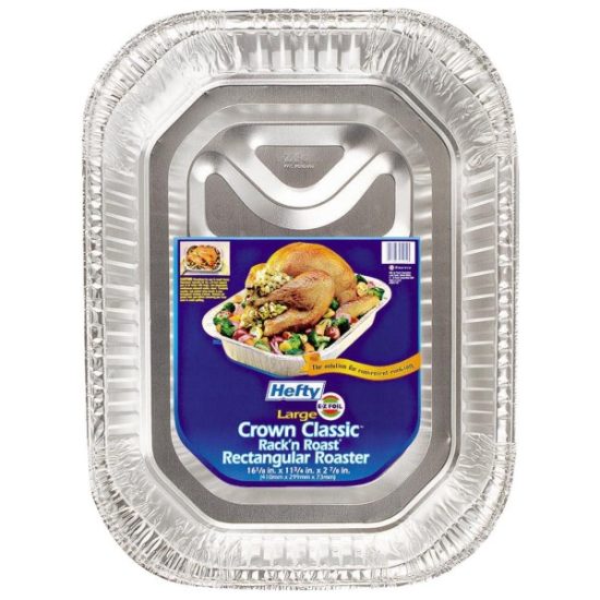 EZ Foil Rack 'N' Roast Rectangle Roaster Pan