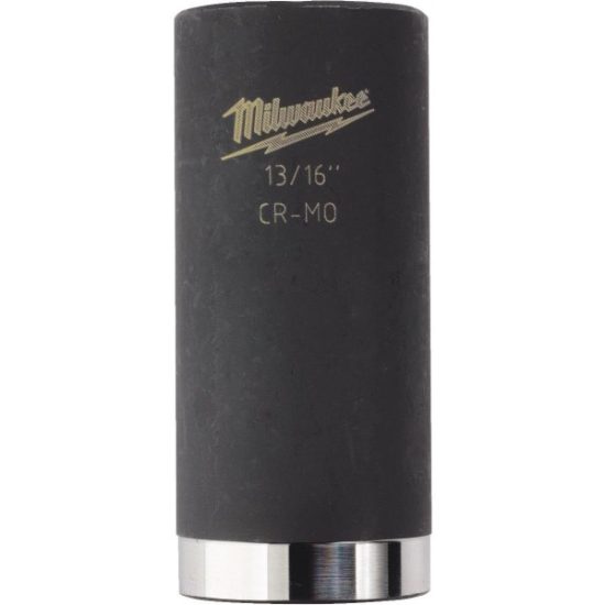 Milwaukee SHOCKWAVE 3/8 In. Drive 13/16 In. 6-Point Deep Standard Impact Socket