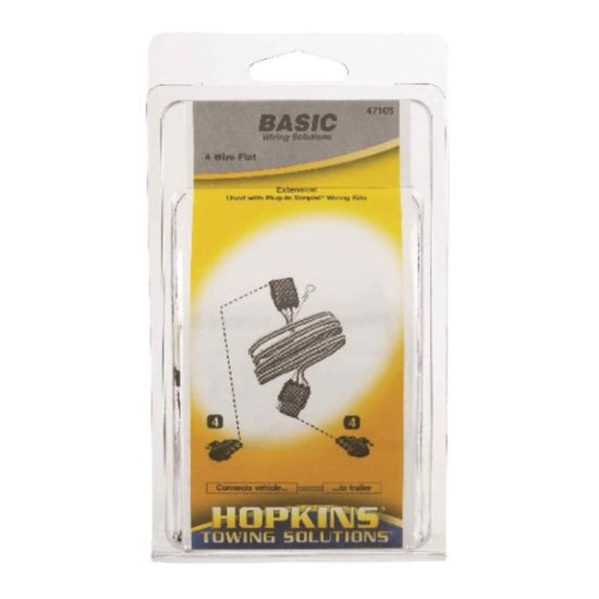Reese Towpower 4-Flat 36 In. Loop with Ground Eyelet Vehicle/Trailer Connector Set