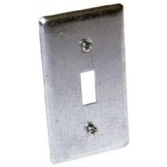 Raco Single Toggle Switch 4 In. x 2-1/8 In. Handy Box Cover