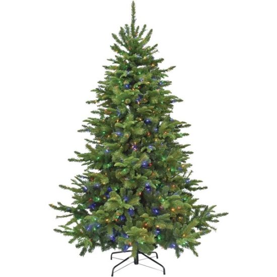 Canyon Road 9 Ft. Pine 800-Bulb Multi LED Hinged Prelit Artificial Christmas Tree