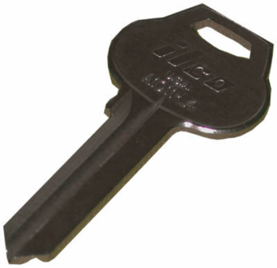 ILCO Corbin Nickel Plated File Cabinet Key, RU101 (10-Pack)