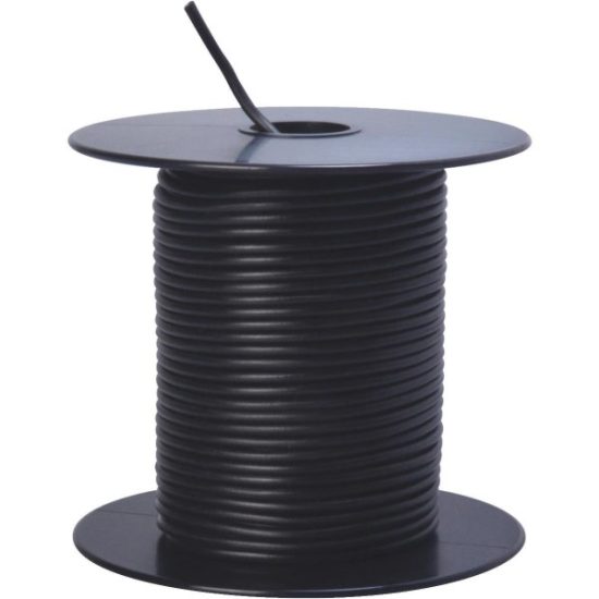 ROAD POWER 100 Ft. 18 Ga. PVC-Coated Primary Wire, Black