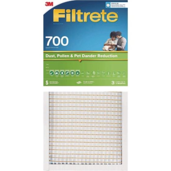 3M Filtrete 16 In. x 24 In. x 1 In. Dust, Pollen & Pet Dander Reduction 700 MPR Furnace Filter
