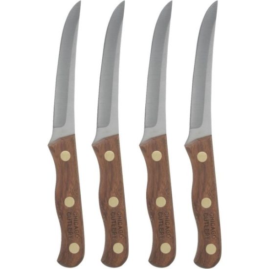 Chicago Cutlery Walnut Tradition Steak Knife Set (4-Piece)