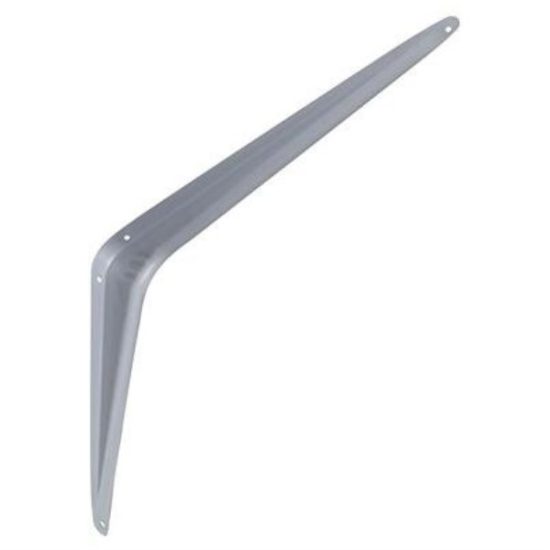 National 211 12 In. D. x 14 In. H. Gray Steel Shelf Bracket