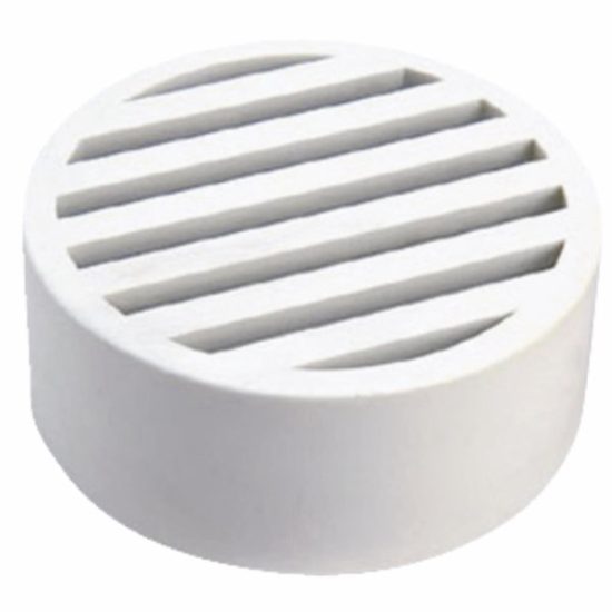 NDS 3 In. Gray Styrene Deck Drain