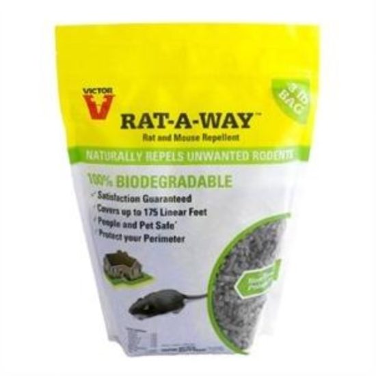 Victor Rat-A-Way 3 Lb. Granular Natural Rat & Mouse Repellent