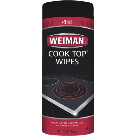 Weiman 7 In. x 8 In. Cook Top Cleaning Wipe (30 Count)