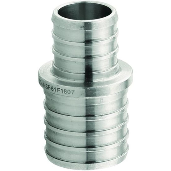 Plumbeeze 1 In. x 3/4 In. Stainless Steel PEX B Coupling