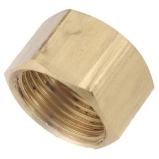 Anderson Metals 3/8 In. Brass Compression Cap