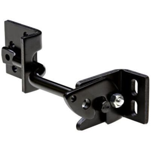 National 8 In. Black Adjust-O-Matic Heavy-Duty Gate Latch