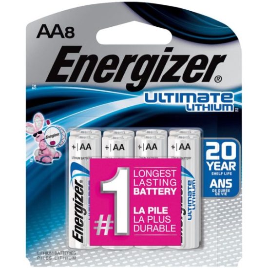 Energizer Ultimate AA Lithium Battery (8-Pack)